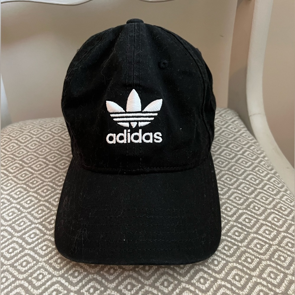 Adidas Logo Ball Cap // Black